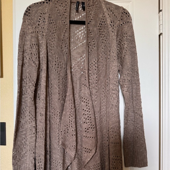 New Direction Cardigan taupe, NWOT.  XL. New without tags. - Picture 2 of 3
